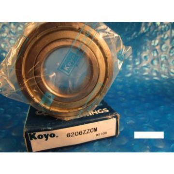 KOYO 6206 ZZ CM, 2Z ,2ZR (=2 Timken 206KDD, SKF, NSK, FAG, NTN)