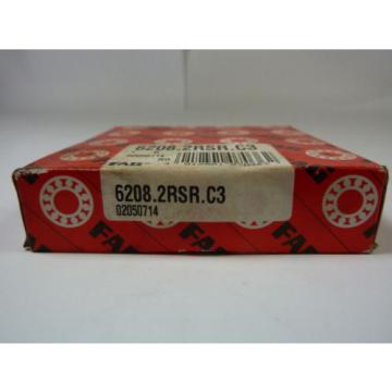 FAG 6208.2RSR.C3 Sealed Bearing 40x80x18mm ! NEW !