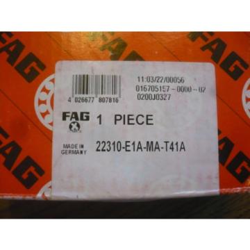 New Fag 22310-E1A-MA-T41A  Bearing