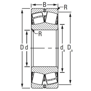 Timken TAPERED ROLLER 24152EJW33W45AC3    