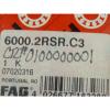 Fag 6000.2RSR.C3 Deep Groove Ball Bearing 10 x 26 x 8 mm ! NEW ! #5 small image