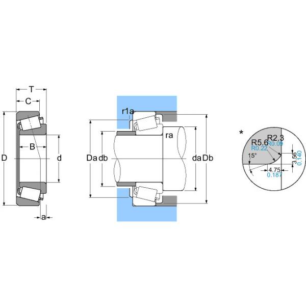 4T-17119/17244 NTN SPHERICAL ROLLER NTN JAPAN BEARING #5 image