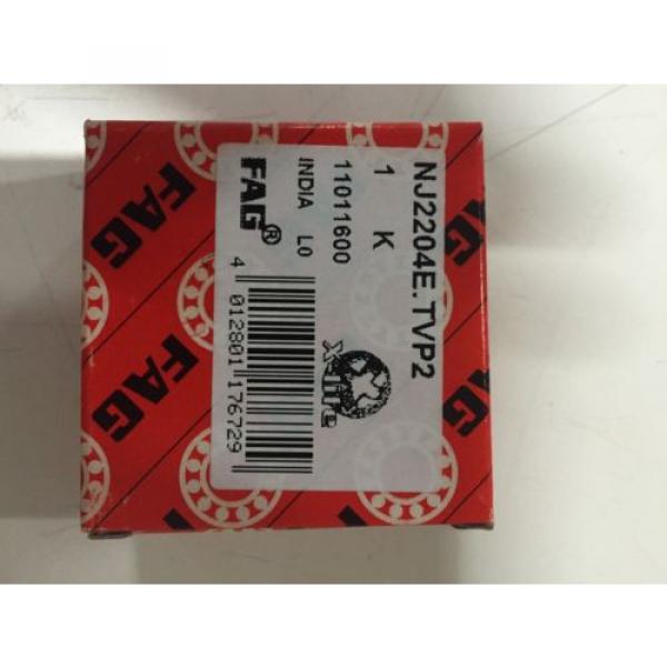 FAG NJ2204E-TVP2 Cylindrical Roller Bearing #4 image