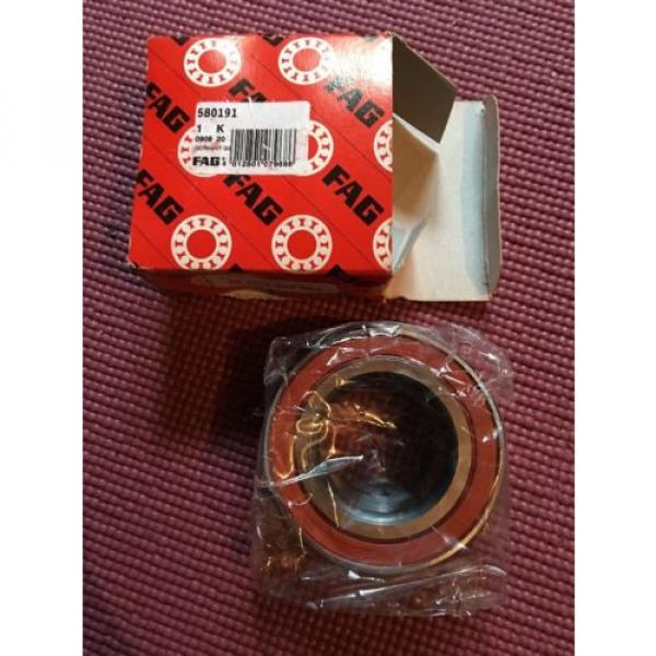 580191 FAG New Angular Contact Ball Bearing For BMW #2 image