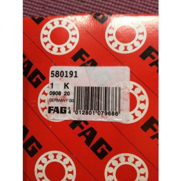 580191 FAG New Angular Contact Ball Bearing For BMW #5 image