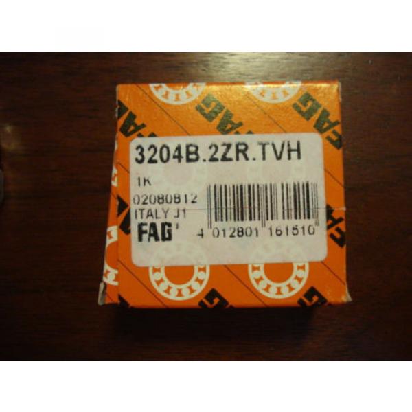 FAG, Angular Contact Bearing, 20mm x 47mm x 13/16&#034;,  3204B.2ZR.TVH, 6009eGE1 #5 image