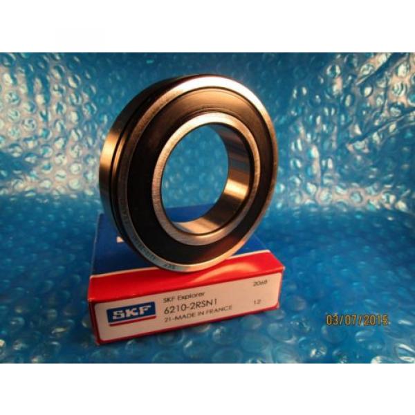 SKF 6210 2RS N1, Single, Deep Groove Roller Bearing (=2 NTN, NSK, FAG) #4 image