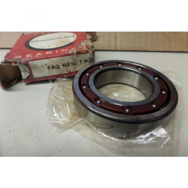 Fag Bearing 6210 T P/5 6210.P5 6210P5 New #1 image