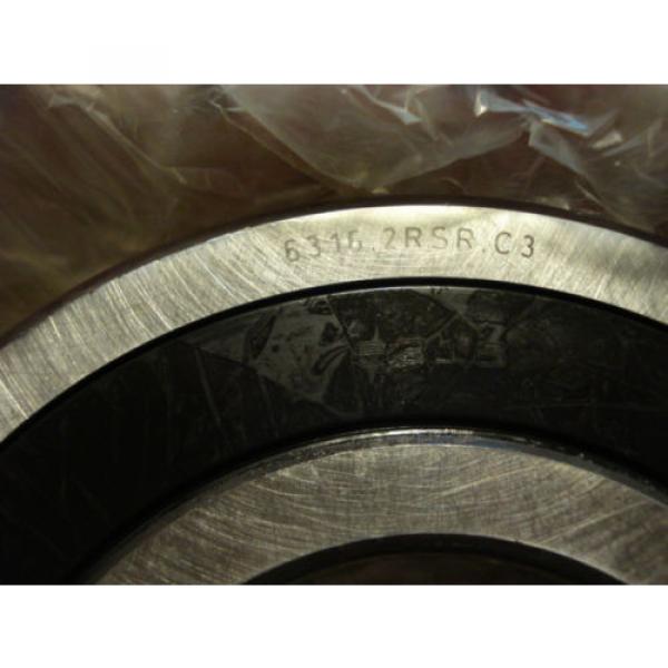 FAG 6316.2RSR.C3 Deep Groove Bearing Sealed Sides, 80mm x 170mm x 39mm, 7450eDE2 #4 image