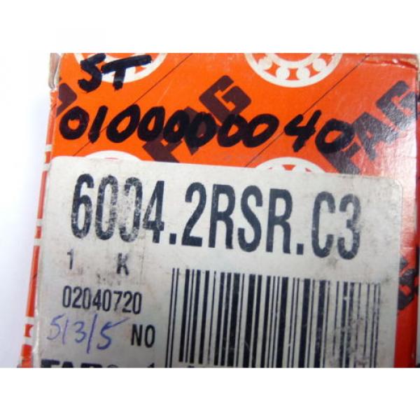 Fag 6004.2RSR.C3 Deep Groove Ball Bearing 20mm Bore ! NEW ! #5 image