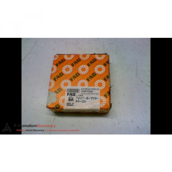 FAG 7207-B-TVP-P5-UO ANGULAR BALL BEARING, SINGAL ROW, 35MM ID, NEW #162968 #3 image