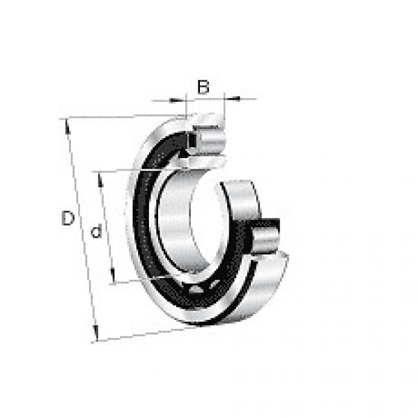 NU2206-E-M1-C3 FAG Cylindrical roller bearing #5 image