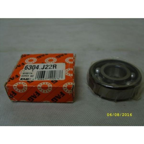 FAG - BALL / ROLLER BEARING - 6304 J22R / 16100114 *NOS* #3 image