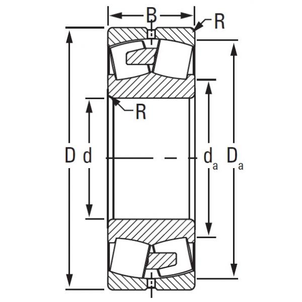 Timken TAPERED ROLLER 22312EMW33W800C4     #5 image